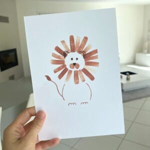 Aquarelle : le Roi Lion